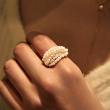 Load image into Gallery viewer, HR020 Blossom pearl ring