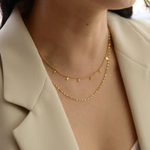 Load image into Gallery viewer, Duo necklace set |Stainless steel with gold plating N041