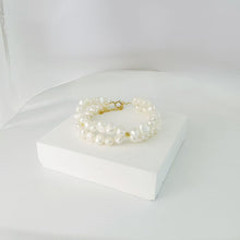 Load image into Gallery viewer, HB005 Pearl wrap bracelet