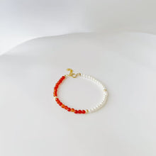 Load image into Gallery viewer, HB017 Crimson Blossom Bracelet