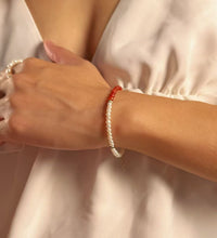 Load image into Gallery viewer, HB017 Crimson Blossom Bracelet