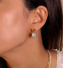 Load image into Gallery viewer, HE001 Heart ear stud