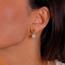 Load image into Gallery viewer, HE017 Lucky clover ear stud