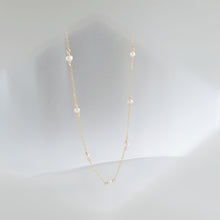 Load image into Gallery viewer, Floating pearl necklace HN014