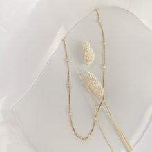 Load image into Gallery viewer, Bar chain pearl necklace HN025