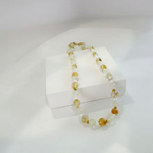 Load image into Gallery viewer, HN035 Sunshine Citrine bead necklace