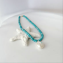 Load image into Gallery viewer, HN041 Sky and Sea Locket Necklace