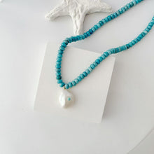 Load image into Gallery viewer, HN041 Sky and Sea Locket Necklace