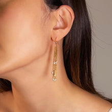 Load image into Gallery viewer, HE011 bar chain ear dangle