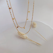 Load image into Gallery viewer, Duo necklace set |Stainless steel with gold plating N041