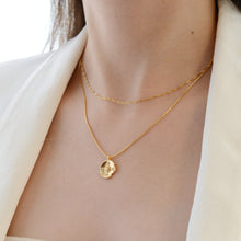 Load image into Gallery viewer, Eight points star pendant necklace | 925 sterling silver and gold plated N031