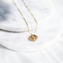Load image into Gallery viewer, Eight points star pendant necklace | 925 sterling silver and gold plated N031