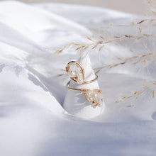 Load image into Gallery viewer, HR003 Double hoop wire wrapped ring