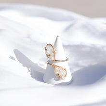 Load image into Gallery viewer, HR003 Double hoop wire wrapped ring