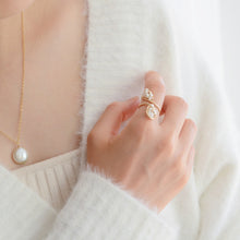 Load image into Gallery viewer, HR003 Double hoop wire wrapped ring