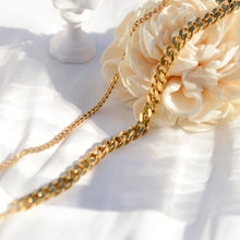 Load image into Gallery viewer, Gitta cuban link chain bracelet | Stainless steels with gold plating B019