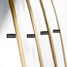 Load image into Gallery viewer, Gold/Silver Snake Chains N017