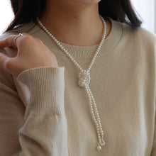 Load image into Gallery viewer, Pearl beads necklace N004
