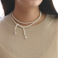 Load image into Gallery viewer, Pearl beads necklace N004
