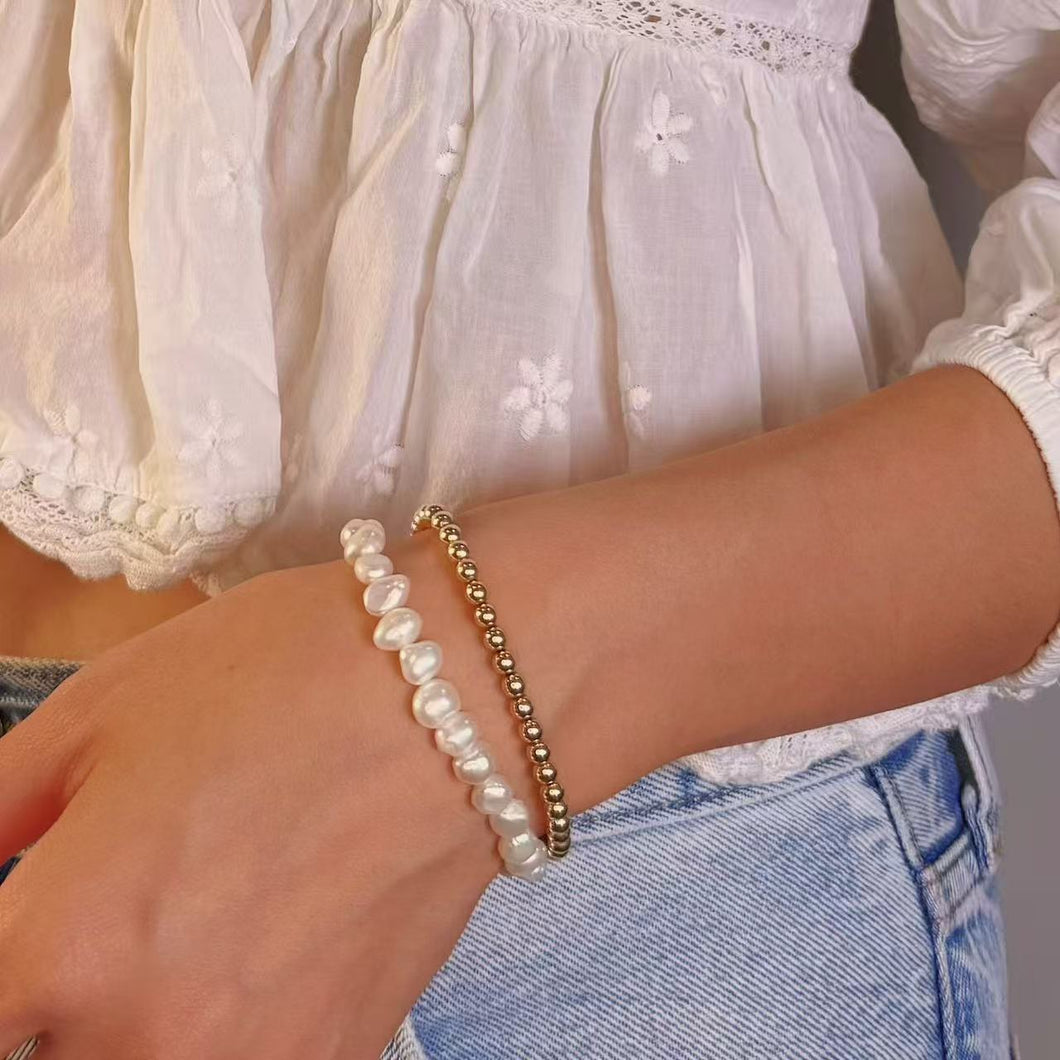 HB002 Classic pearls beads bracelet