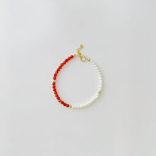 Load image into Gallery viewer, HB017 Crimson Blossom Bracelet
