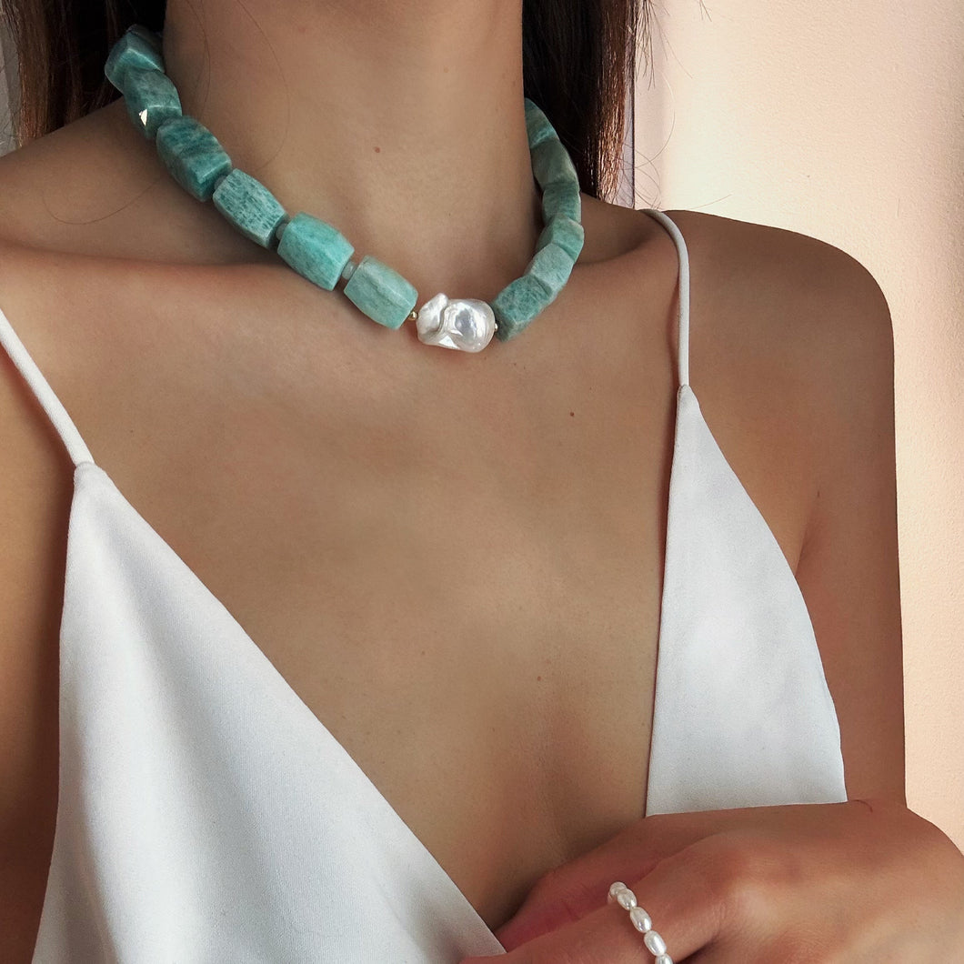 HN040 Celestial River Necklace