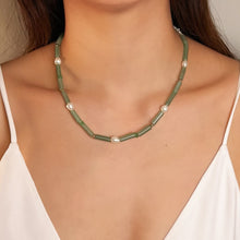 Load image into Gallery viewer, HN034 Jade stream necklace
