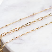 Load image into Gallery viewer, HB002 Gold filled chain bracelet
