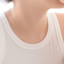 Load image into Gallery viewer, Sparkle silver choker N033
