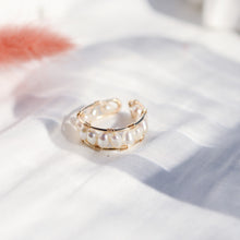 Load image into Gallery viewer, Beven pearl ring | Freshwater pearls, gold filled wire HR009
