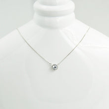 Load image into Gallery viewer, Floating diamond necklace N003
